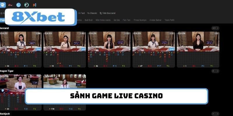Sảnh game live casino với hệ thống dealer sexy, kỹ năng chuyên nghiệp